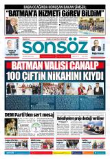 BATMAN SONSÖZ