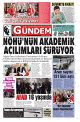 DÜNDEN BUGÜNE GÜNDEM