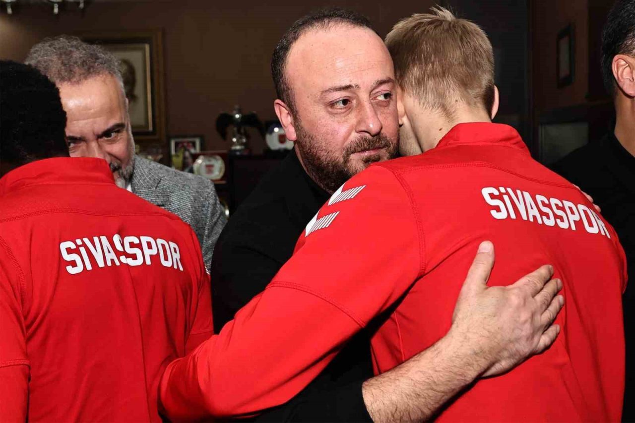 Sivasspor’da bayramlaşma töreni