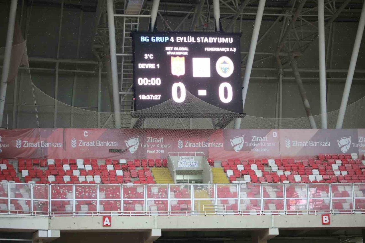 Fenerbahçe’de ceza nedeniyle misafir tribünü boş kaldı