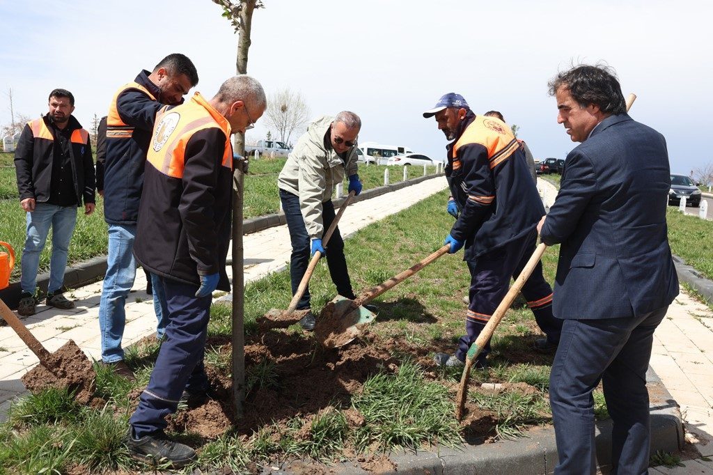 Minik meleklerin kalpli mezarlarına gül dikildi