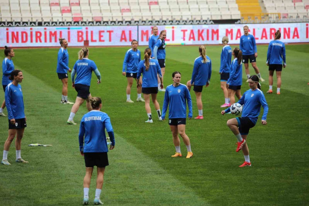 Slovenya Kadın Milli Takımı, Türkiye maçına hazır