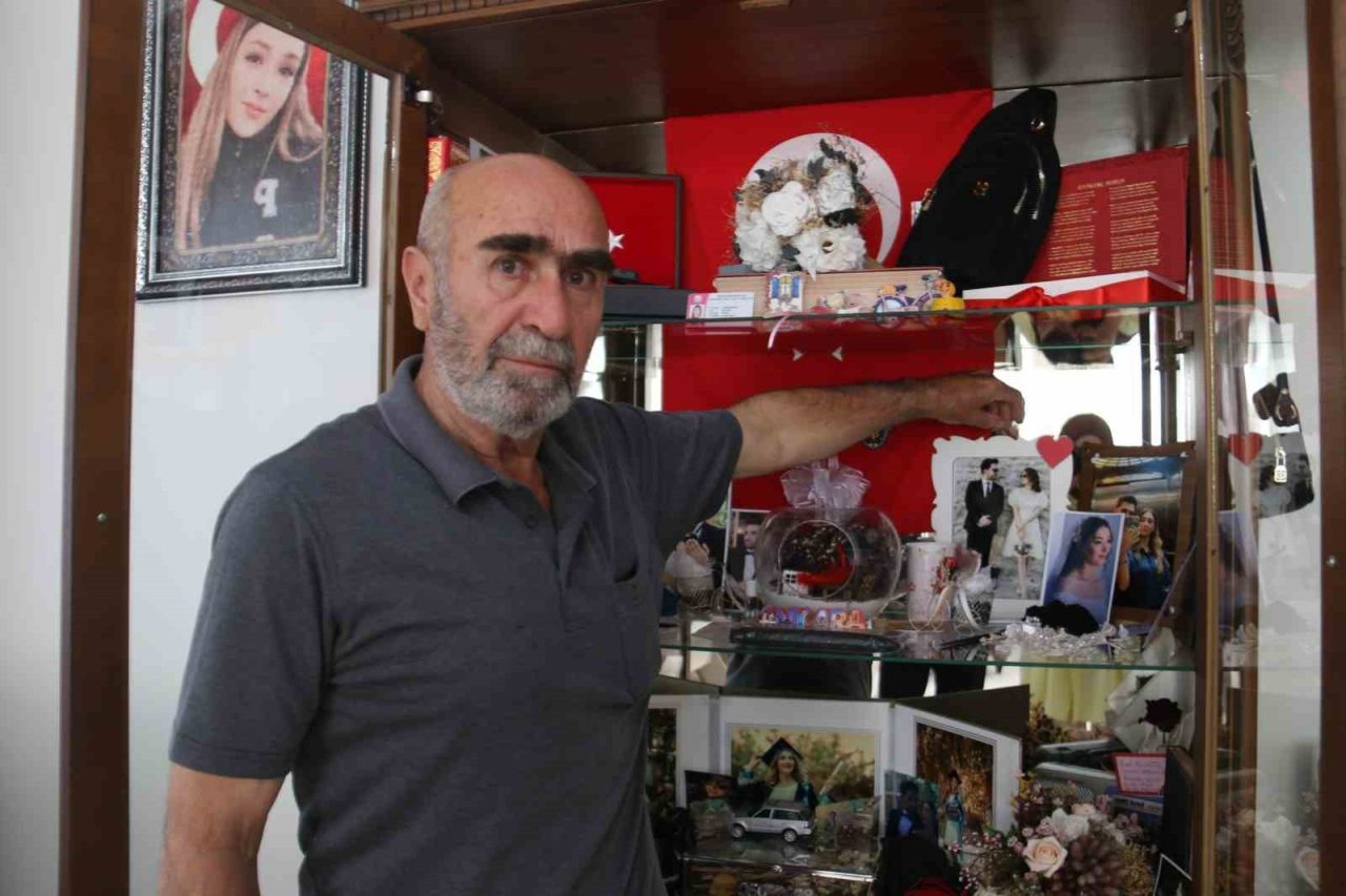 Şehit babasının en buruk babalar günü