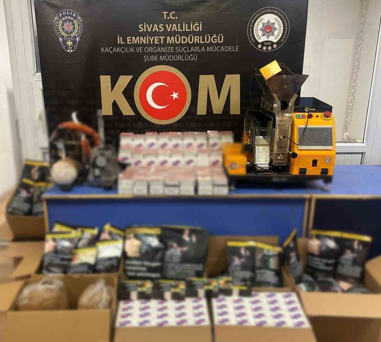 Tütün ve tütün mamulleri kaçakçılığına büyük darbe