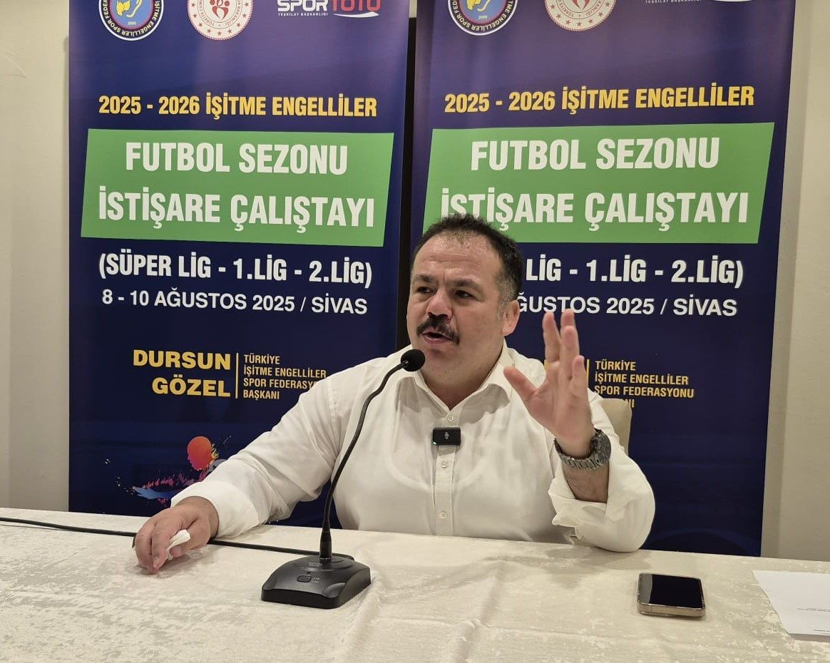 Dursun Gözel: “İşitme engelliler futbolunu ileriye taşıyacağız”