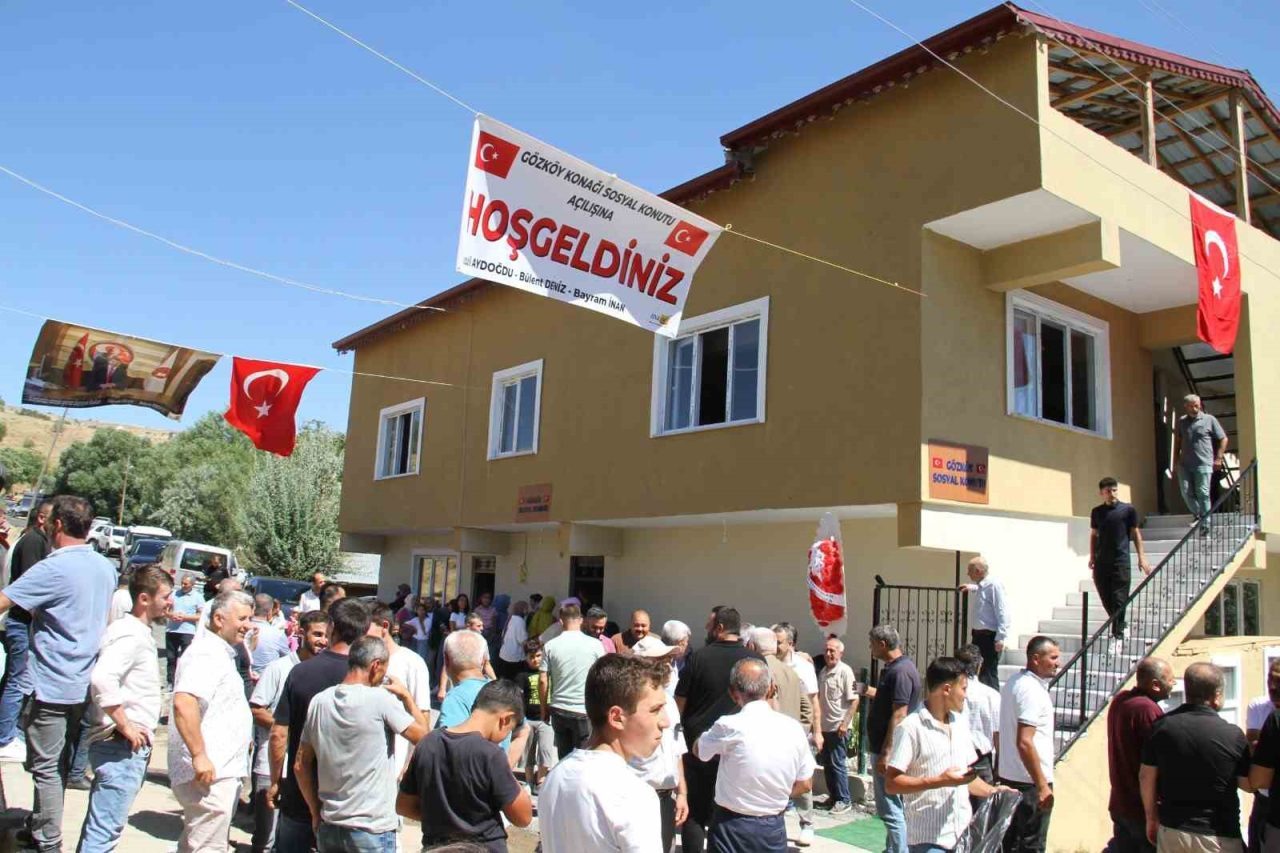 HSK Başkanvekili Aydoğdu, köyünün konak açılışını yaptı