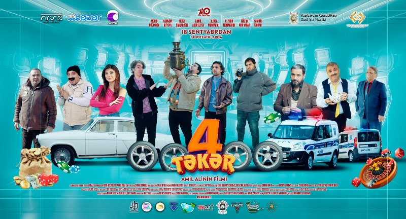 “4 TEKER” Azerbaycan Komedi Filmine Büyük İlgi !